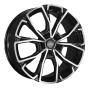 Легковой диск Khomen Wheels KHW1907 7,5x19 5x108 ET33 60,1 Black-FP