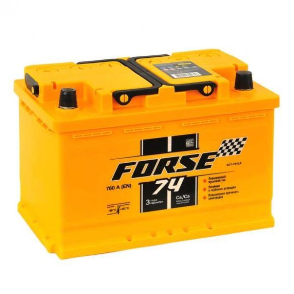 Forse Standard 574114050 74А/ч-12V ст EN760 европейские обратная 278x175x175